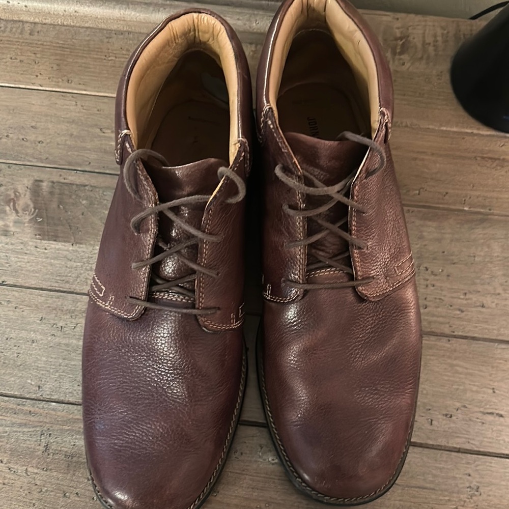 Men's Brown Leather Shoes - Picture 4 of 6